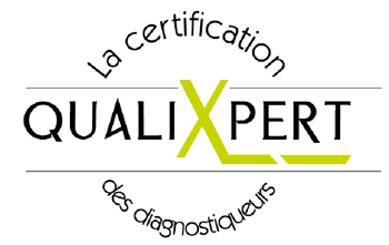 Logo de la certification QualitXpert des diagnostiqueurs